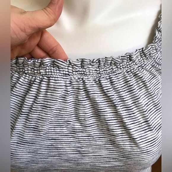 🔮 ABERCROMBIE | Embroidered Floral Striped Tunic Size M - Picture 4 of 5